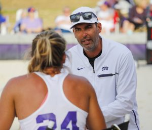 SANDCAST-Hector Gutierrez 4/15/2020-Hector Gutierrez-TCU-Horned Frogs-Brittany Hochevary-Kelly Claes-AVP-FIVB-Xiamen-coach-beach