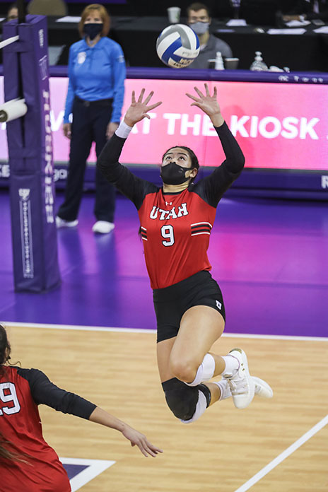 NCAA volleyball 2/28/2021-Saige Ka'aha'aina Torres-Utah volleyball