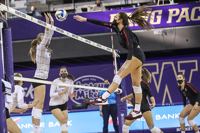 NCAA volleyball 3/27/2021-Stanford volleyball-McKenna Vicini