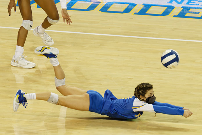 NCAA women's men's volleyball 3/15/2021-Zoe Fleck-UCLA volleyball