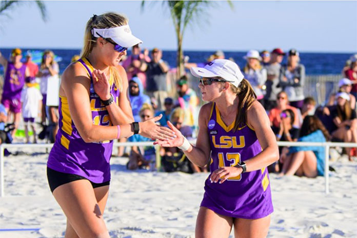 Taryn Kloth-Kristen Nuss-Pair of the Year-LSU beach volleyball-Beach All-Americans 5/24/2021