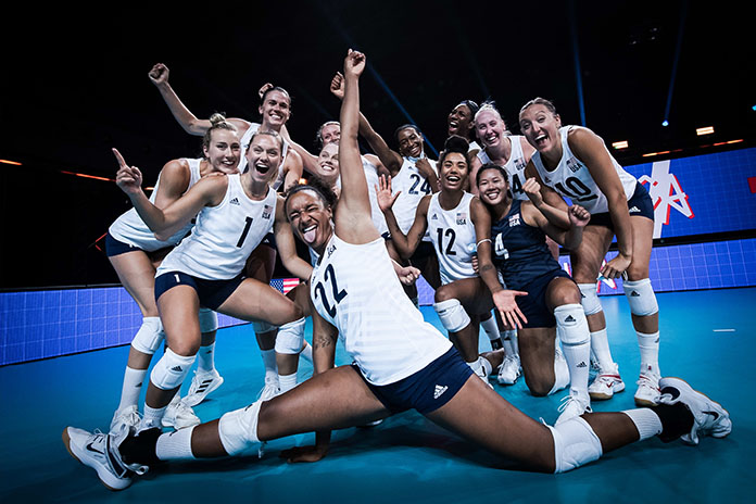 USA women's national volleyball team-USA women VNL 6/24/2021