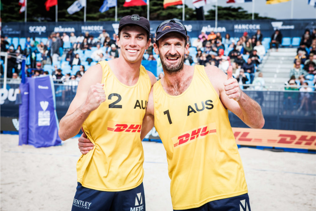 Paul Burnett-Chris McHugh-Australia beach volleyball