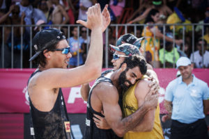 George Wanderley-Pedro Salgado-Arthur Mariano-beach volleyball