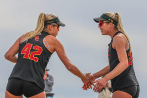 Nicole Nourse-Audrey Nourse-Nourse Twins-USC beach volleyball