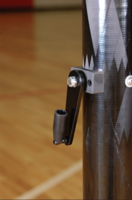 Bison's carbon fiber pole.